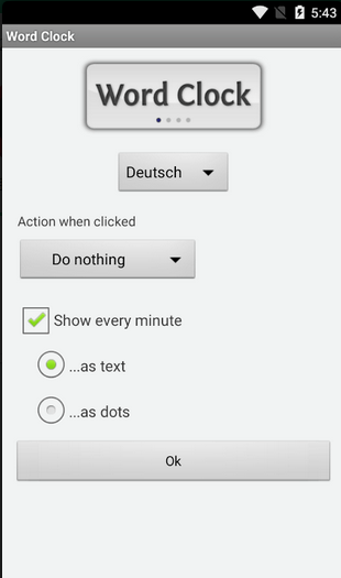 文字云时钟word clock