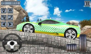 Real Taxi Mountain Climb 3D  Taxi Driving Game