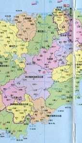 海南省地图 全图
