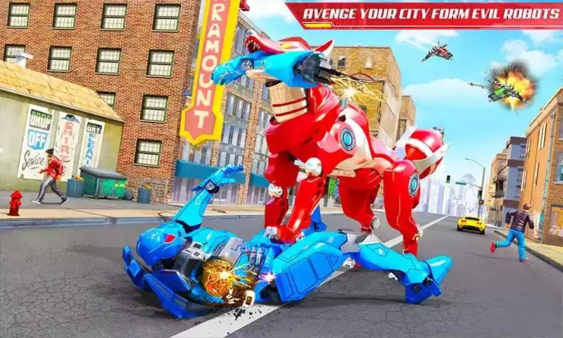 狐狸机器人城市战争(Wild Fox Transform Bike Robot War)