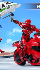 狐狸机器人城市战争(Wild Fox Transform Bike Robot War)
