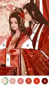 乐涂数字填色小游戏玩一玩