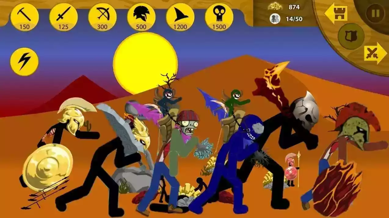 火柴柴人战争无限