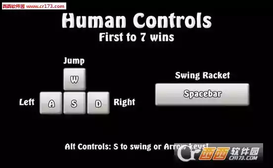 火柴人打羽毛球双人版