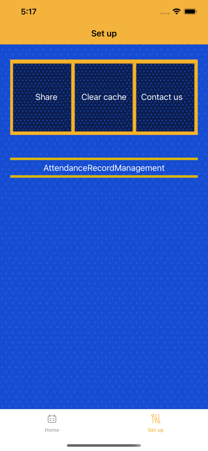 Attendance Record Management