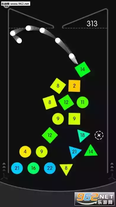 物理弹球小游戏