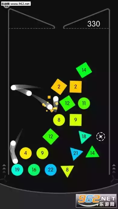 物理弹球小游戏