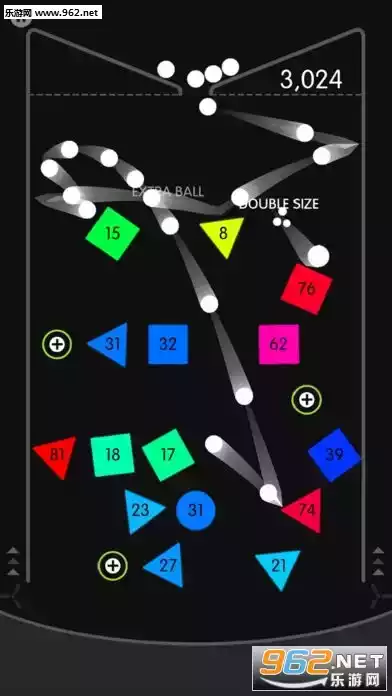 物理弹球小游戏