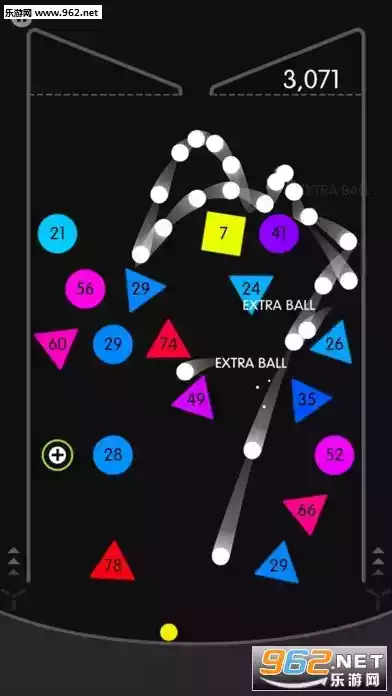 物理弹球小游戏