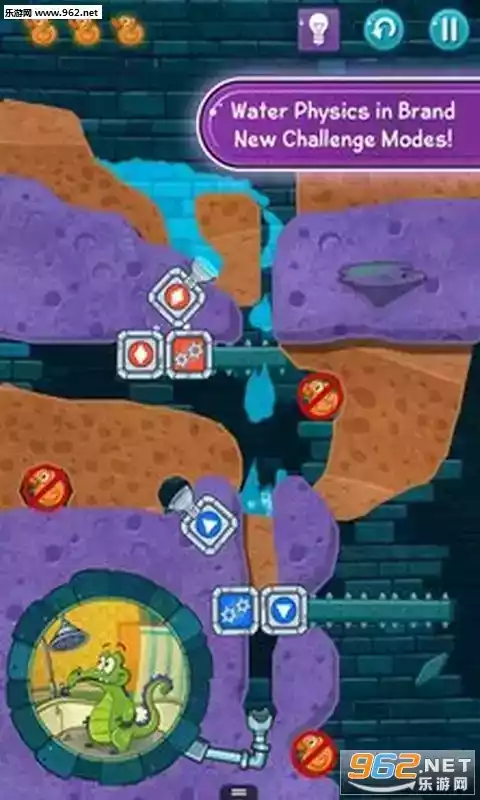 鳄鱼洗澡小游戏