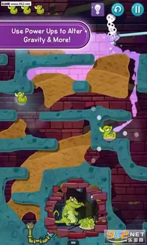 鳄鱼洗澡小游戏