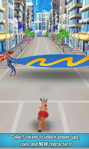 愤怒的老奶奶玩酷跑圣诞版