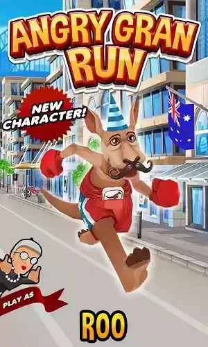 愤怒的老奶奶玩酷跑圣诞版