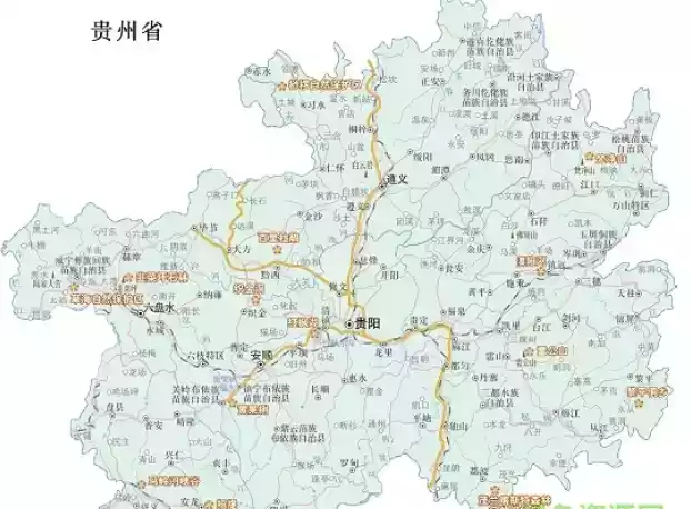 贵州省地图高清版详细