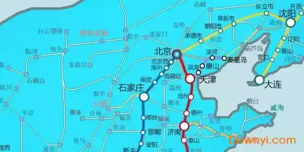 中国高铁线路图2018最新高清版