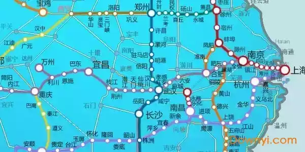 中国高铁线路图2018最新高清版