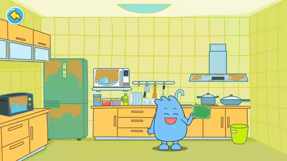 宝宝大扫除亲子游戏