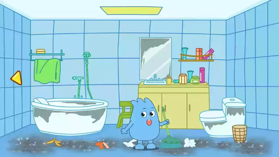 宝宝大扫除亲子游戏