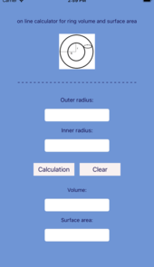 Torus Area Calculator