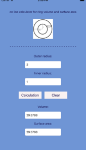 Torus Area Calculator