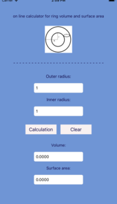 Torus Area Calculator