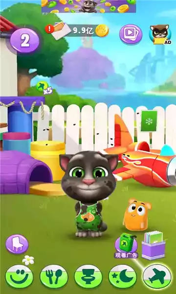 我的汤姆猫2破解版9.9亿金币和钻石