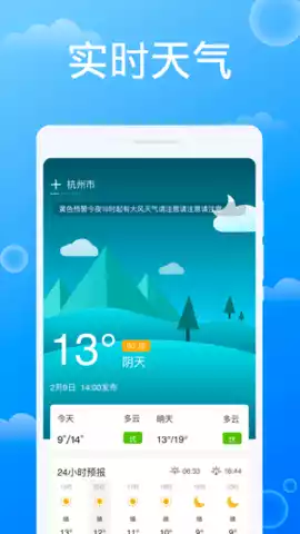 天气雷达图