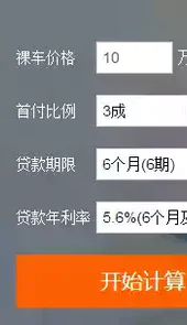 车贷计算器2021