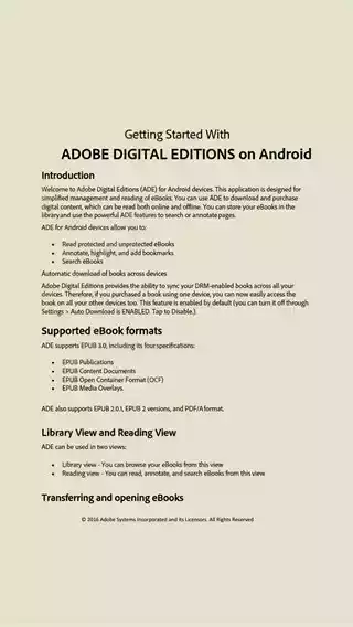 adobe digital editions手机版