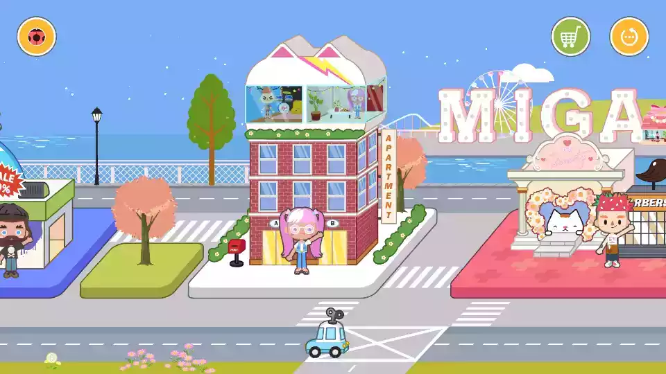 米加小镇商店苹果