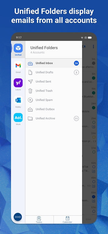 BlueMail app