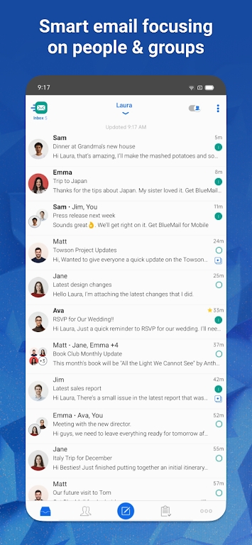 BlueMail app