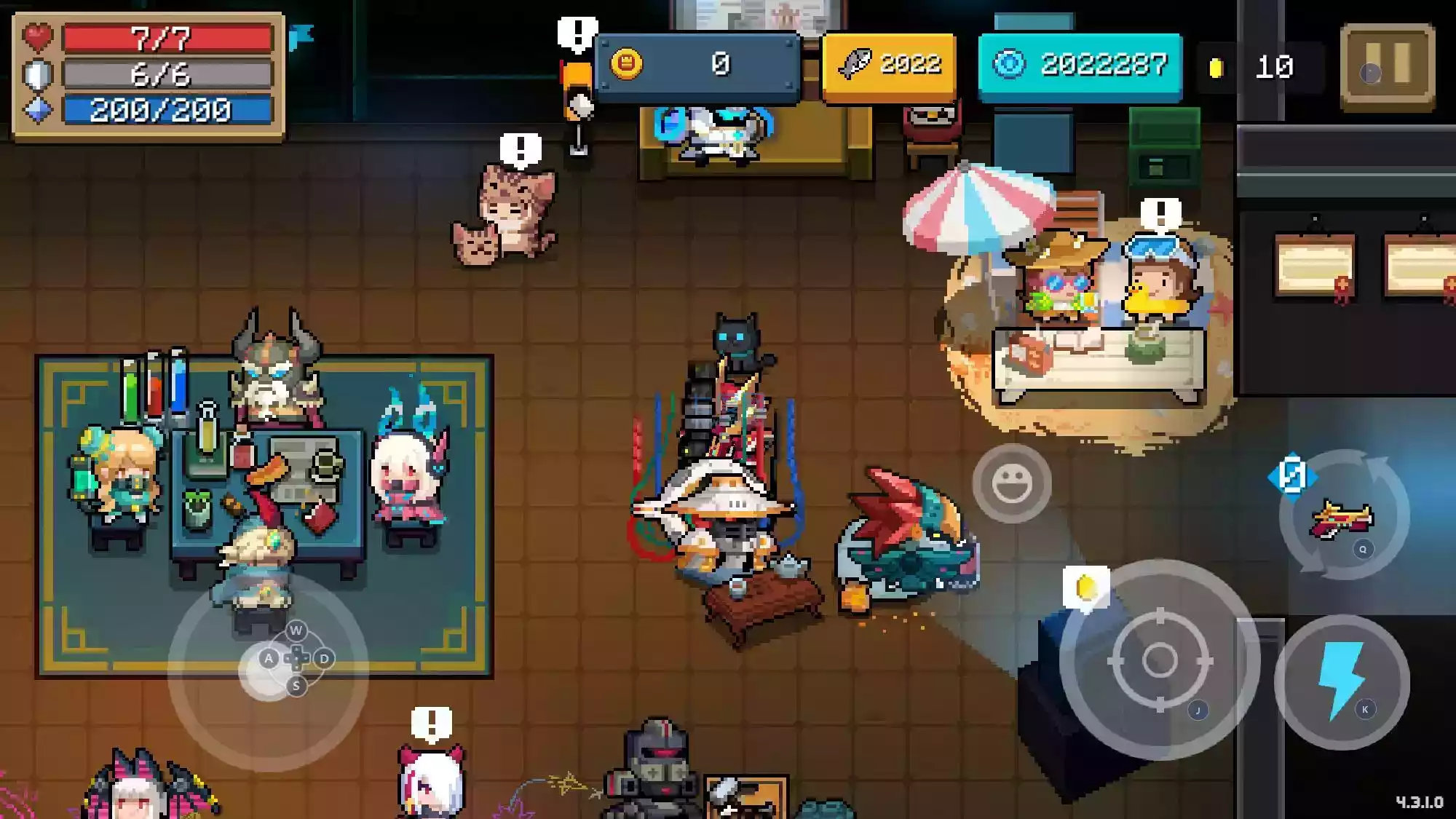 元气骑士最新破解无限蓝无限金币