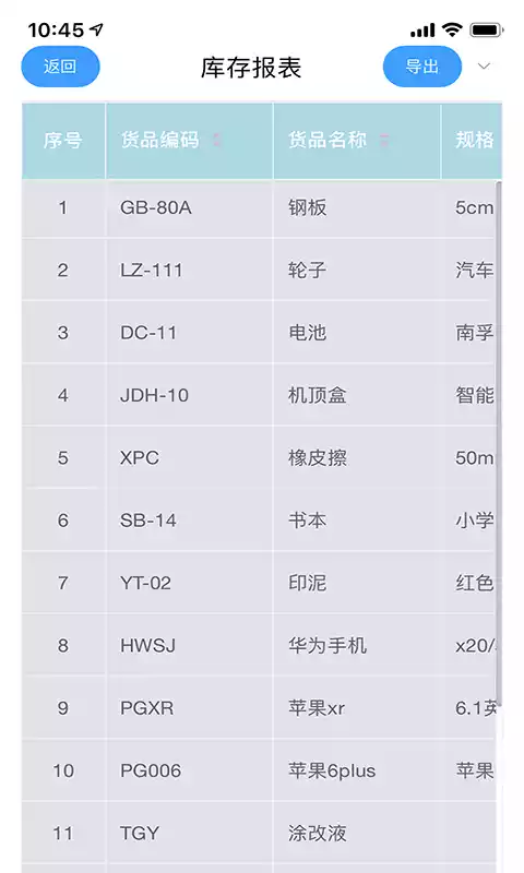 管易通仓库管理软件