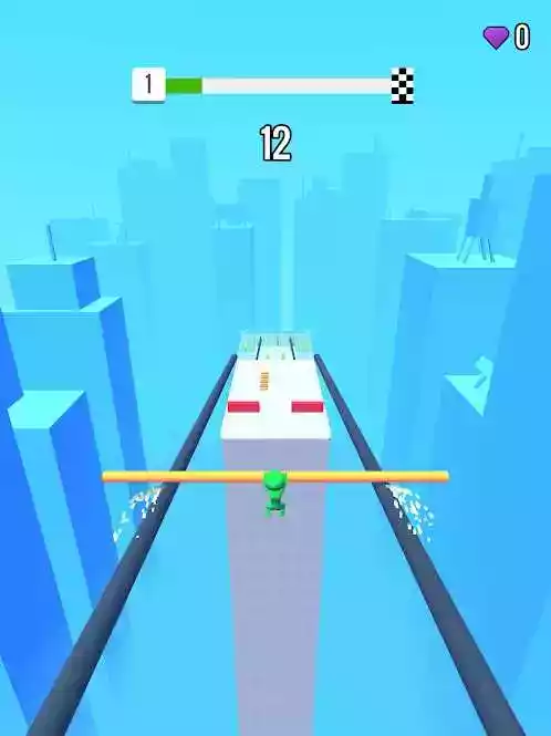 屋顶棍棍侠小游戏