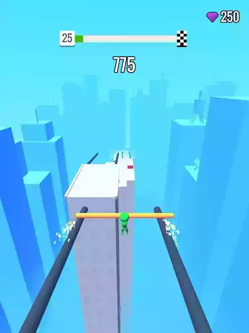 屋顶棍棍侠小游戏