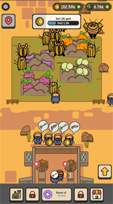 农场战士放置塔防