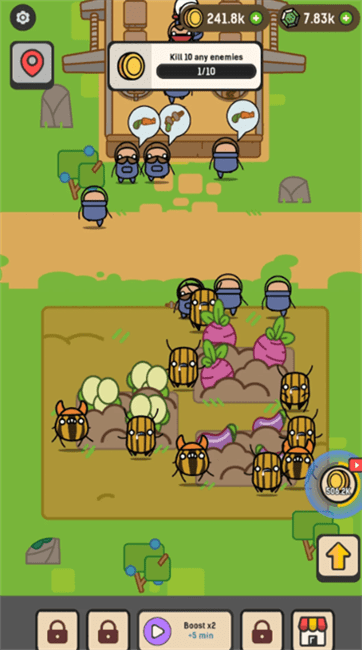 农场战士放置塔防