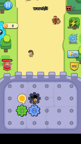 齿轮冲突战斗保卫城堡