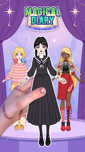 魔法日记纸上装扮(Magical Diary：Paper Dress Up)