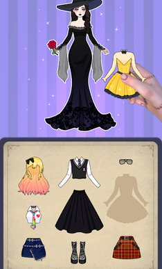 魔法日记纸上装扮