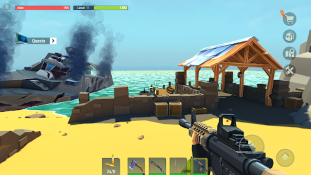 特格拉生存模拟(TEGRA：Zombie survival island)