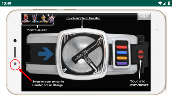 假面骑士电王腰带模拟器(Den-O Driver)