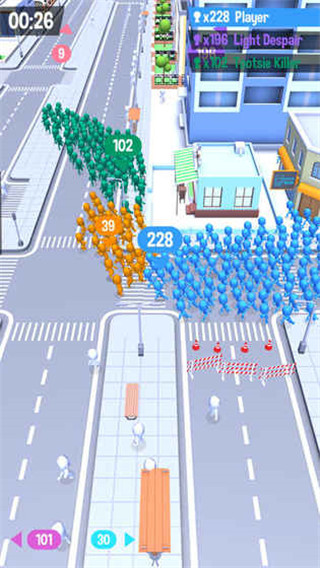 拥挤城市小游戏(Crowd City)