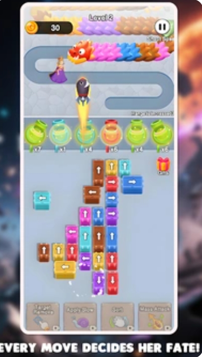 积木拼图拯救女孩