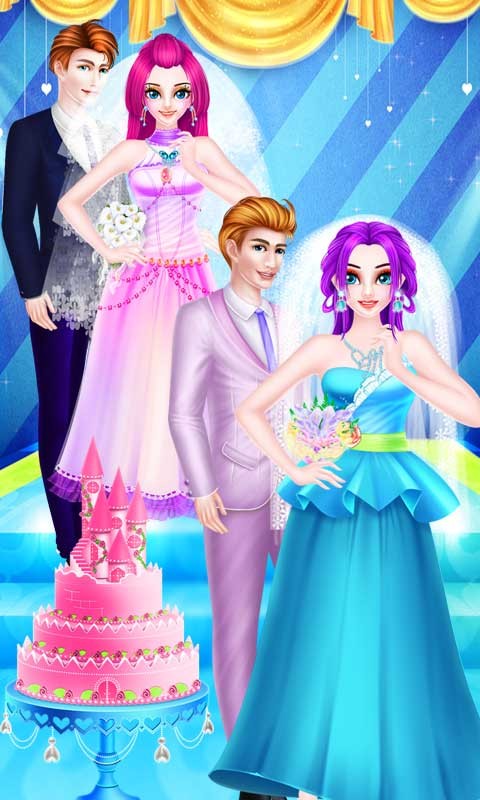 冰雪公主姐妹婚礼游戏