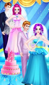 冰雪公主姐妹婚礼游戏