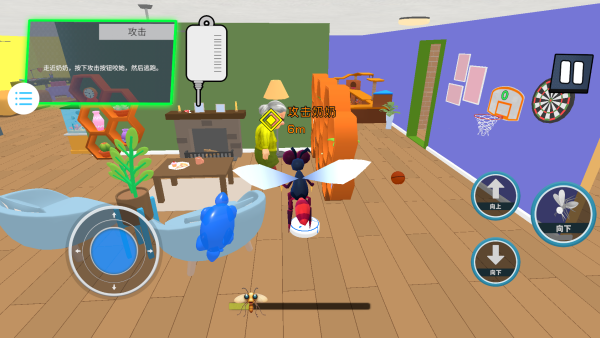 模拟虫子冒险飞行