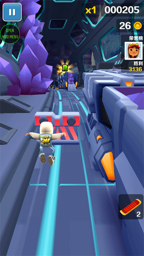 地铁跑酷(内置功能菜单)