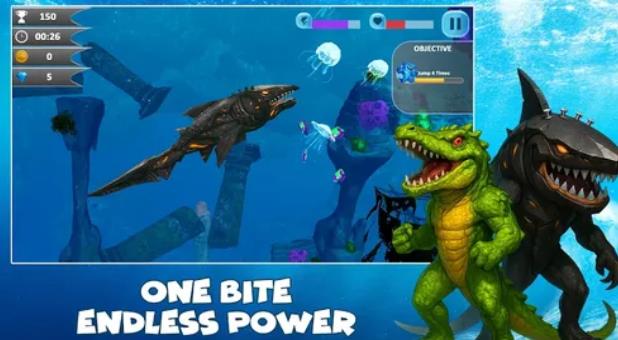 鲨鱼进化进食与生存